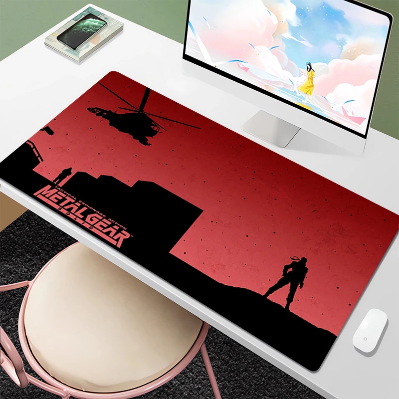 

Metal Gear Soild Mouse Pad Gamer Keyboard Genshin Impact Gamers Accessories Gabinet for Pc Office Accessory Setup Gaming Deskmat