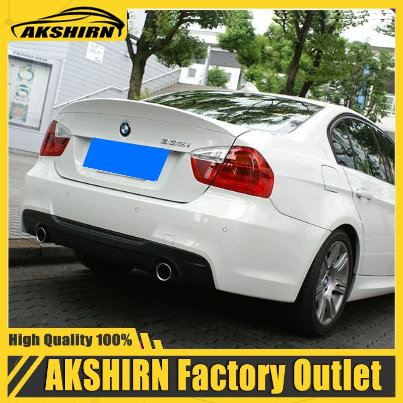 

For Spoiler Wing BMW 3 Series E90 Sedan 318i 320i 325i Car Trunk Rear Lip ABS Tail Fin Refit Accessories CLS STYLE 05-12
