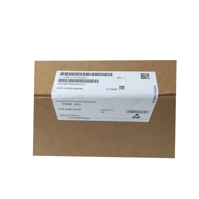 Регулировка скорости постоянного тока 6RA70 C98043-A7004-L2 Внимационная пластина 6RY1703-0EA02