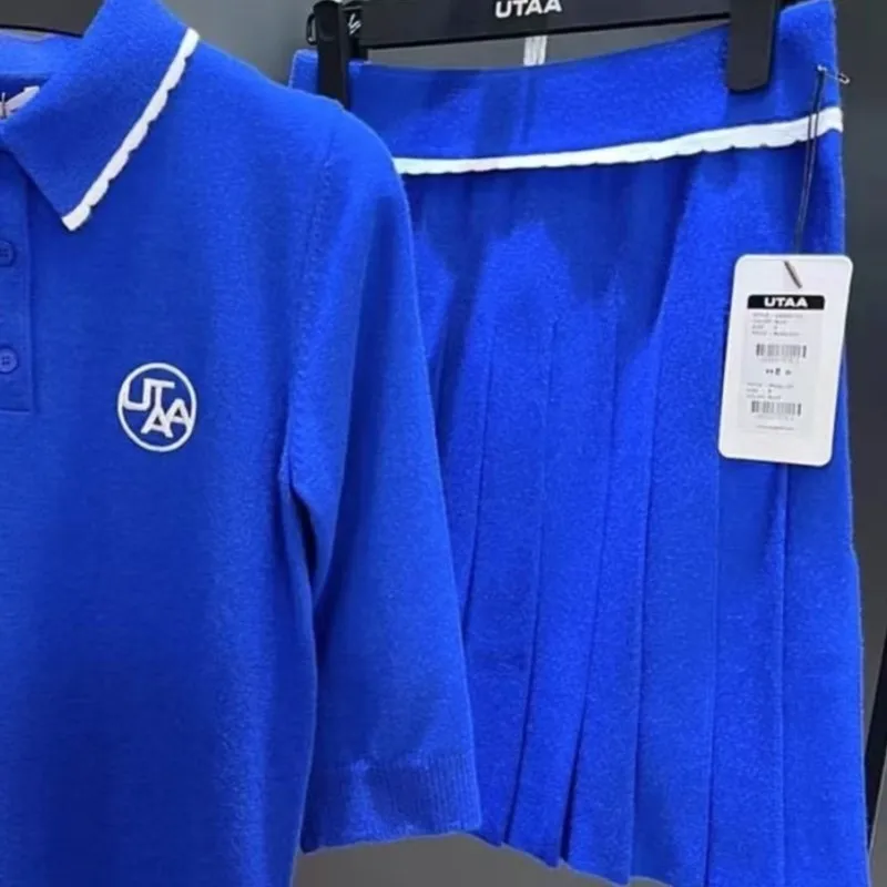 Women's Golf Short Knit Pleated Skirt