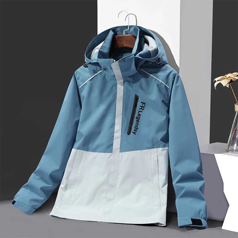 

Winter Sportswear Mtb Jacket Men 2022 Removable Hat Thermal Windproof Waterproof Coats Casual Hiking Riding Cycling Jackets