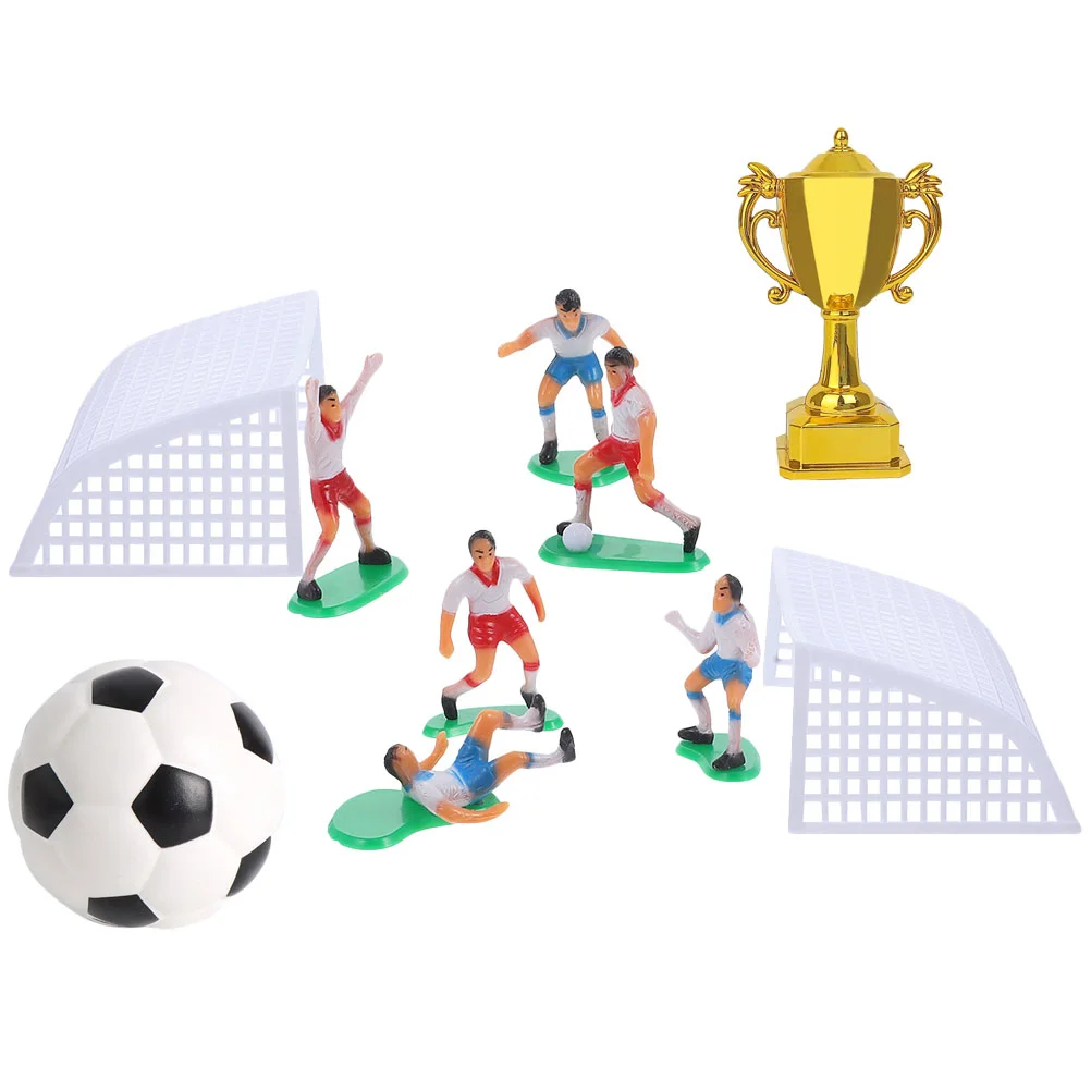 

Soccer Cake Decorations Miniature Figure Decors Landscaping Miniatures Decorate