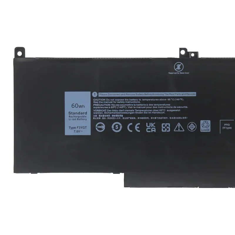 Аккумулятор F3YGT для ноутбука Dell Latitude 12 13 14 7 6 7280 7290 7380 7390 7480 E7280 E7290 E7380 E7390 DJ1J0 7490 В 60