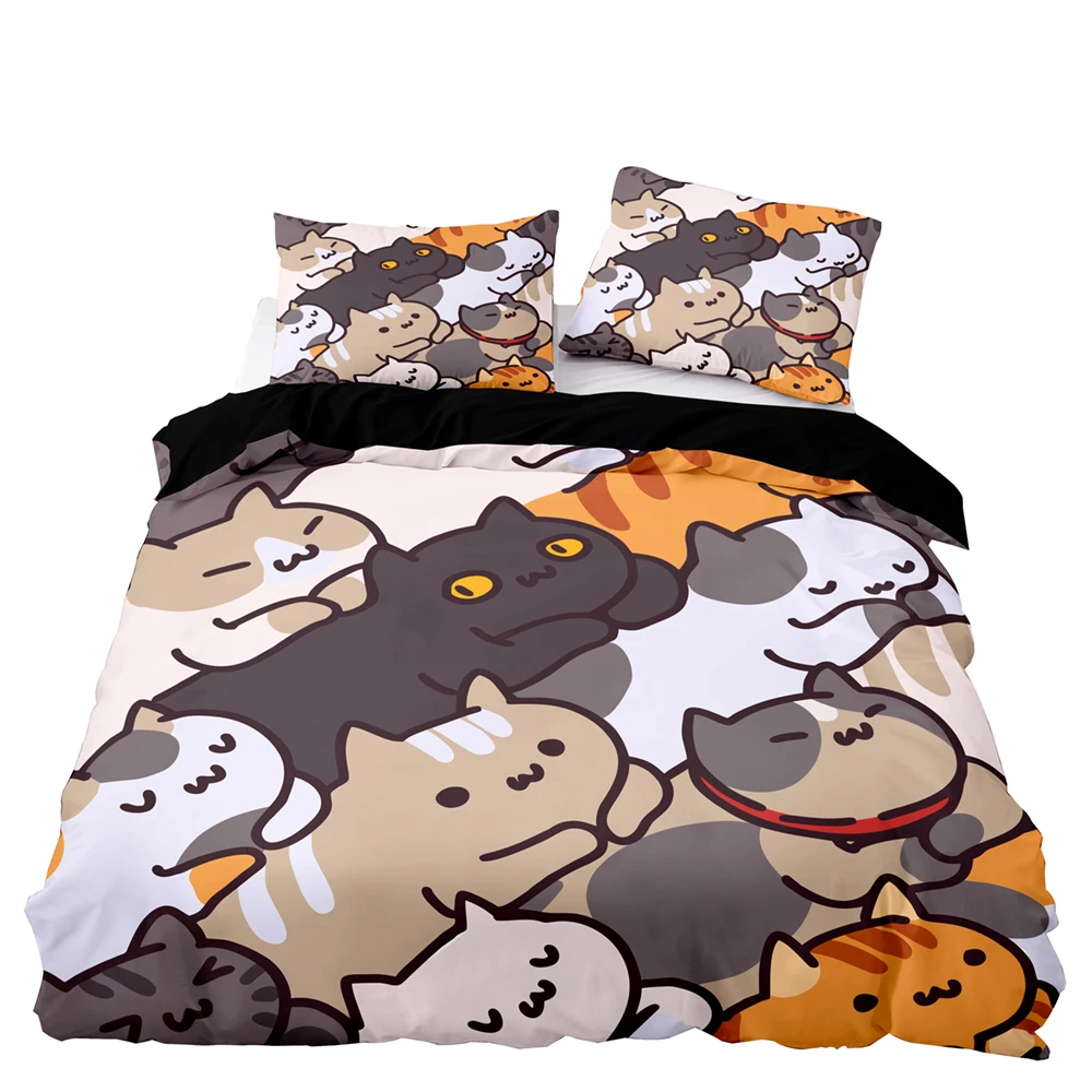 Пододеяльник с мультяшными розовыми кроликами постельное белье премиум-класса