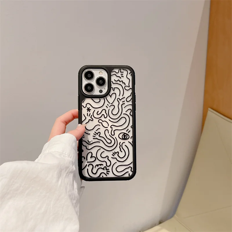 Армированный чехол для телефона Artist Sense черный iPhone 15 13 Mini 14Pro 11 12 Xs Max XR 7/8 Plus SE2