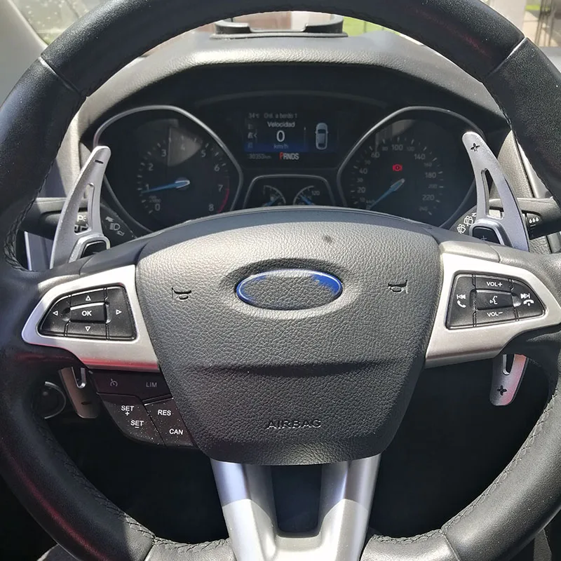 Алюминиевый Рычаг переключения передач на руль для Ford Focus 2015 2016 2017 и Escape ZG SUV Kuga II
