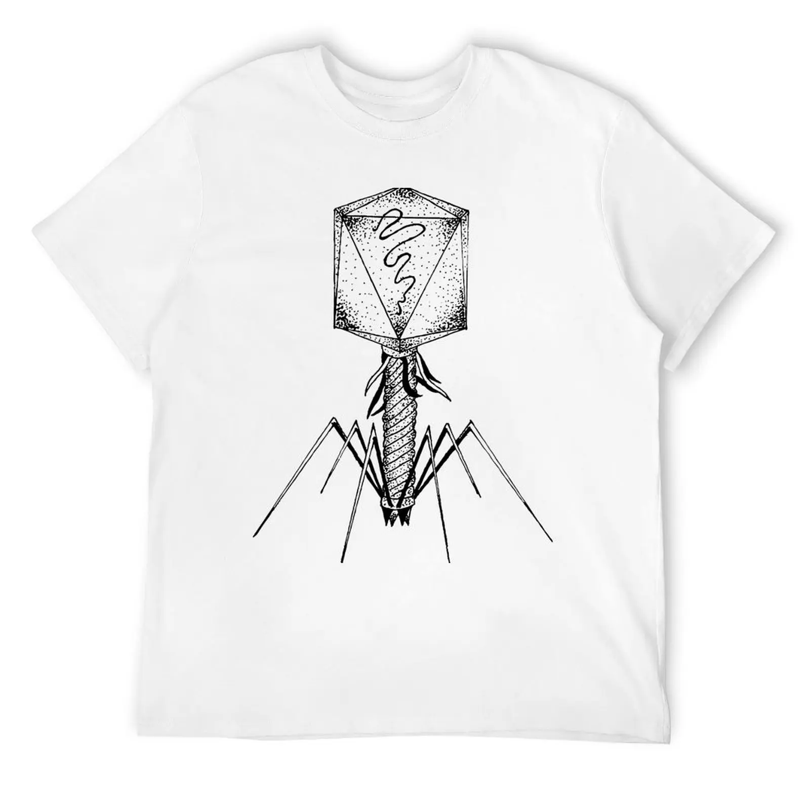 Бактериофаж Биология - Вирология Вирус Атака Футболка Мужская футболка