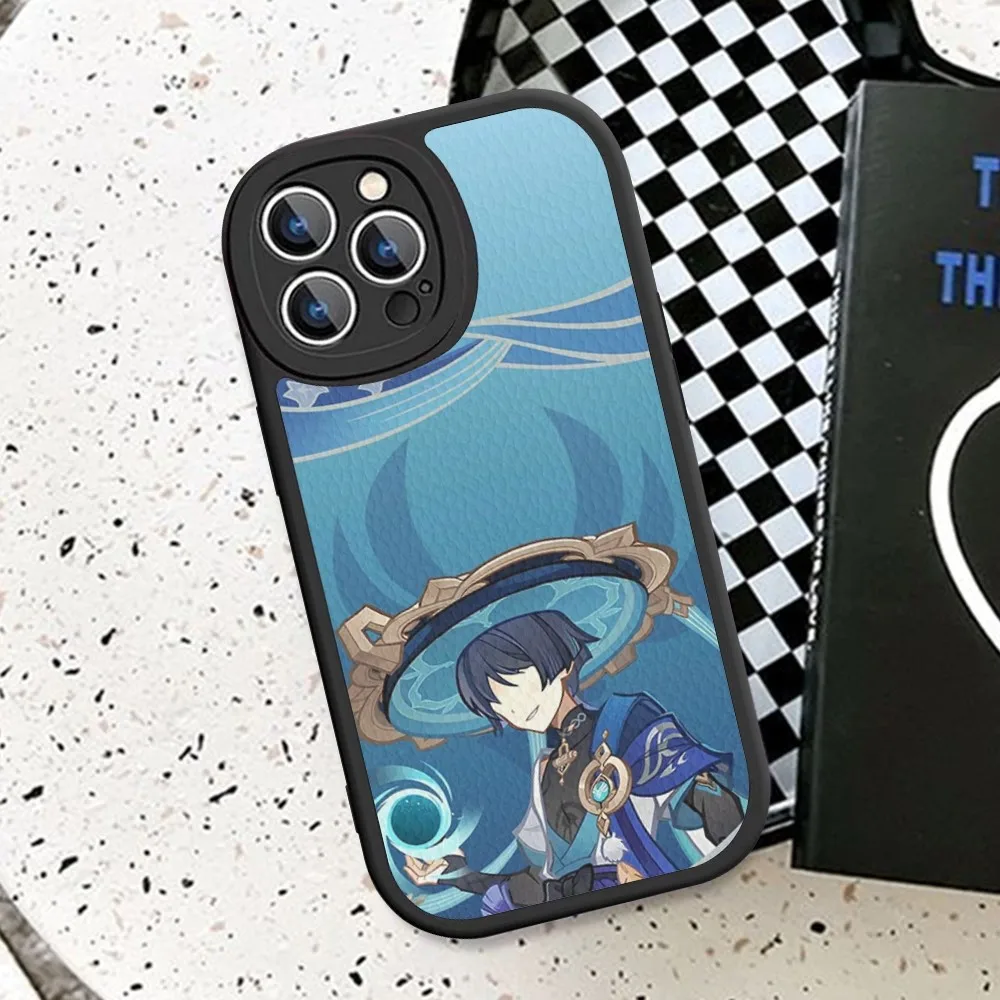 Чехол для телефона Genshin Impact Wanderer из жесткой кожи iPhone 14 13 12 Mini 11 Pro Max Xs X Xr 7 8 Plus 6 6s
