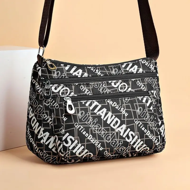 2023 New Women Oxford Canvas Bag Women Bag Large Capacity Multi layer Bag Single Shoulder Crossbody Bag Cloth Bag