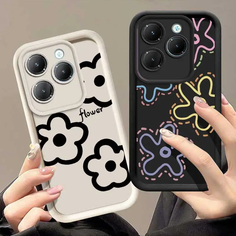 Hot40 Красочные Цветущие небесные глазки лестница для Infinix Hot 30i 30 30Play 20 20S 20i 12 11Play 10 9 8