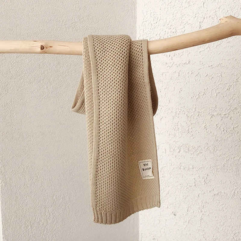 Детский шарф осень-зима корейский модный детский вязаный нагрудник шерстяной