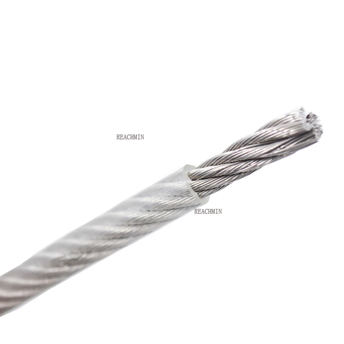 

10Meters 304 Stainless Steel PVC Coated Wire Rope 1*7/ 7*7 Flexible Cable Clothesline 0.6mm Soft Cable Transparent Wire Rope