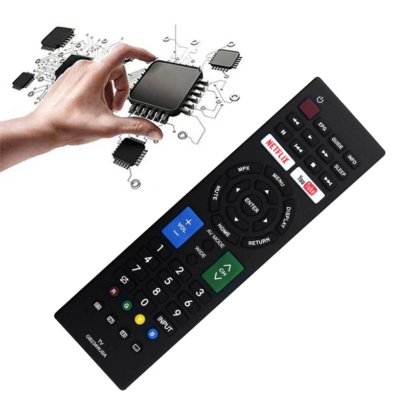 Черный пульт дистанционного управления GB234WJSA для Sharp Smart TV LC-32M3H W Netflix