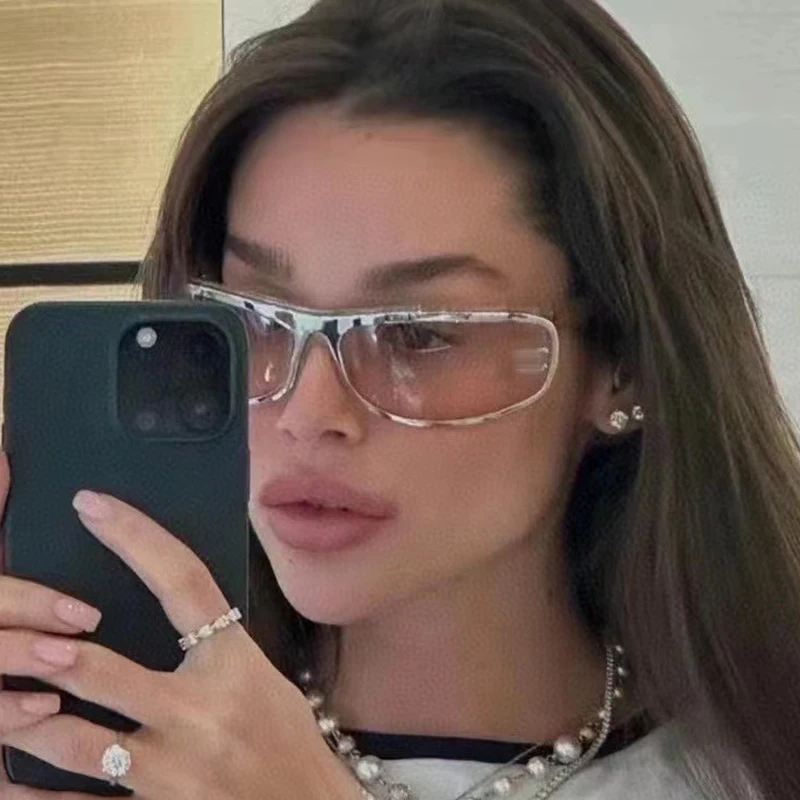 Y2K винтажные Роскошные брендовые дизайнерские изогнутые Квадратные