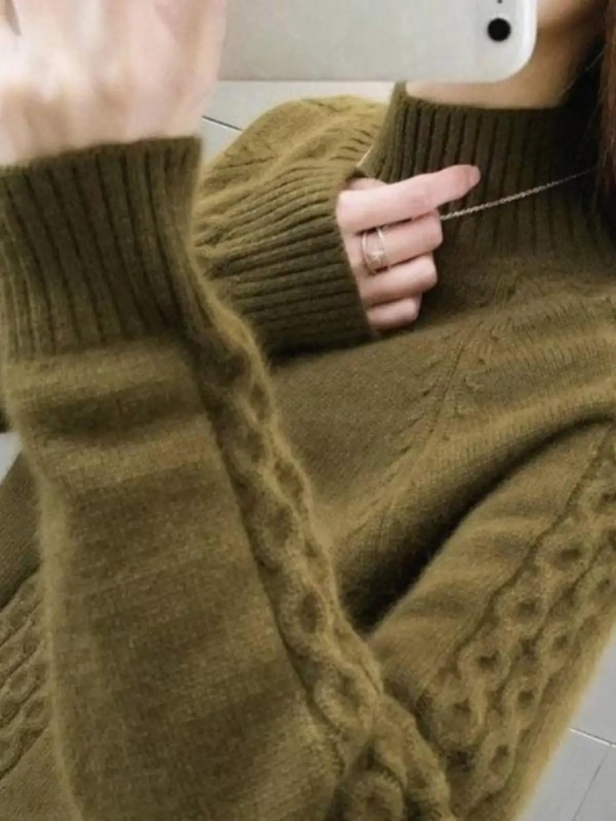 Autumn and Winter Twist Turtleneck sweater Women Loose Super Plus size Chubby Girl Outerwear 25.00kg Korean Sle Knitted Bo...