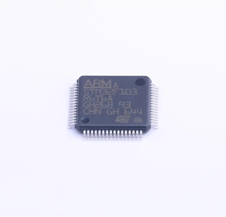

MCU 32-bit STM32F ARM Cortex M3 RISC 32KB Flash 2,5 в/3,3 В 64-контактный лоток LQFP-лотки STM32F103R6T6A