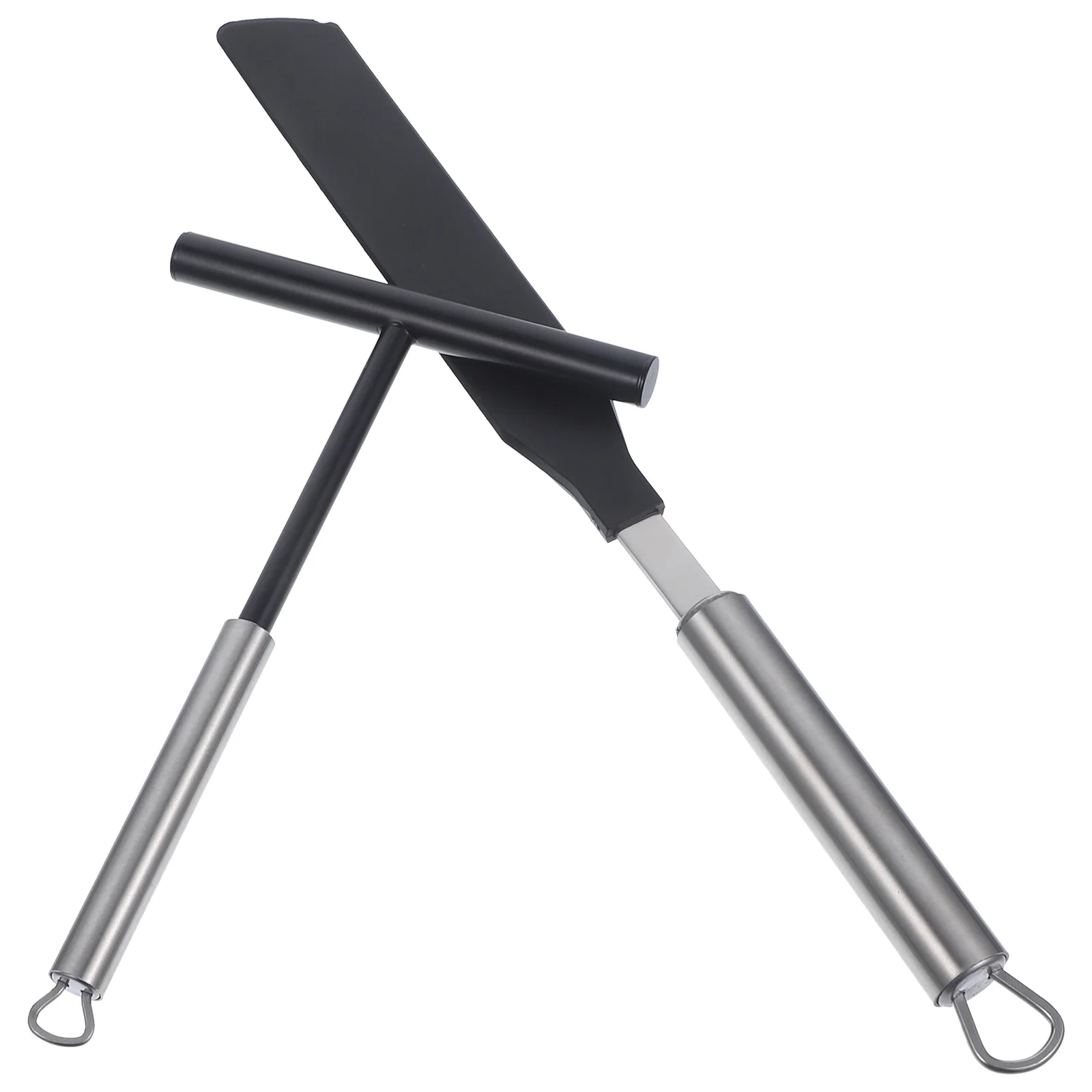 

Baking Spoon Silicone Spoon Spatula Cake Cream Scraper Cookies Dough Cream Spatula Applicator Metal Crepe Spatulas