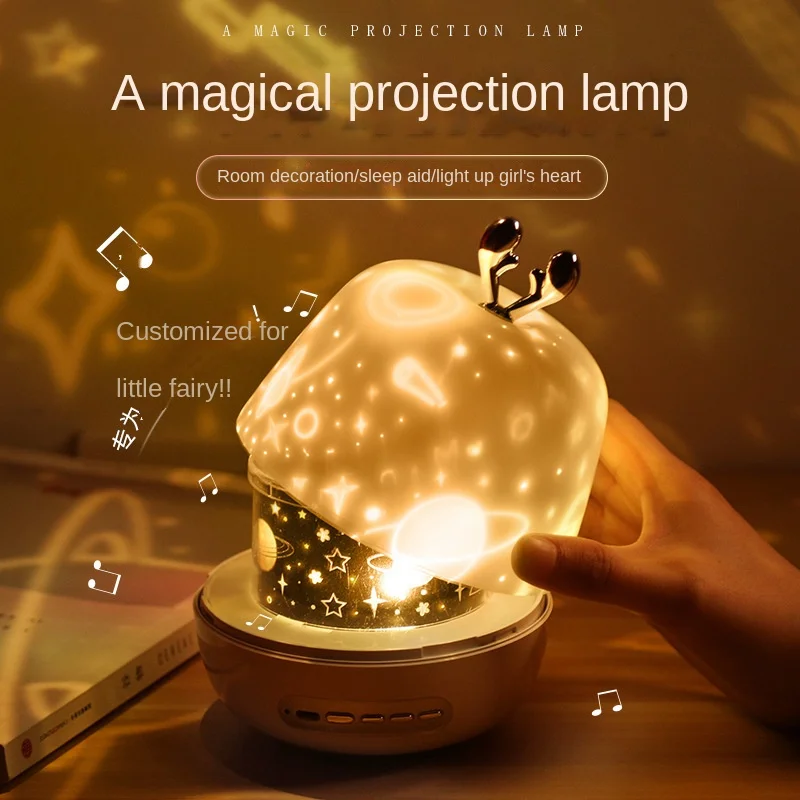 Creative Night Light Projector Usb Star Kids Galaxy Light Projector Gaming Room Decoration Christmas Bedroom Table Led Gift