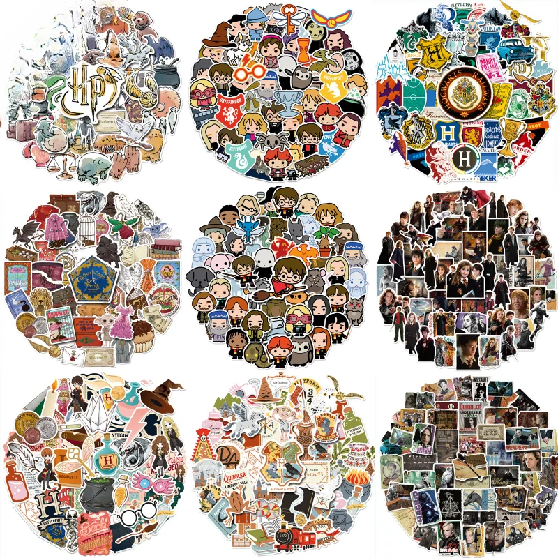 

Waterproof Harries Sticker Hogg College Toy Sticker Cartoon Waterproof DIY Water Cup Suitcase Scrapbook Mobile Phone Laptop