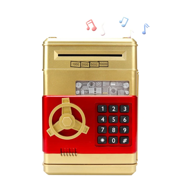 

MUSIC Piggy Bank Saving Box Electronic Safe Box Money Boxes for Children Digital Coins Cash Saving Safe Cash Register Money Box