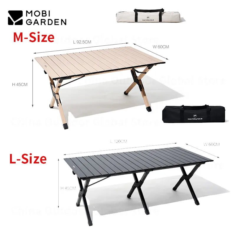 Mobi Garden Outdoor folding Aluminum Alloy Egg Roll Table Ex
