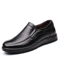 summer comfortable slip on genuine leather loafers for men shoes moccasins office business dress formal male shoes