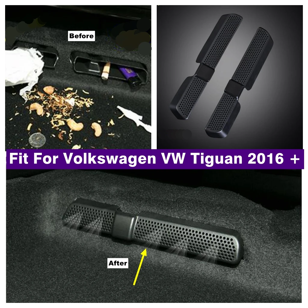 

Нижняя часть сиденья воздуховода переменного тока, Вентиляционная решетка, антиблокирующая пластиковая защитная крышка для Volkswagen VW Tiguan ...