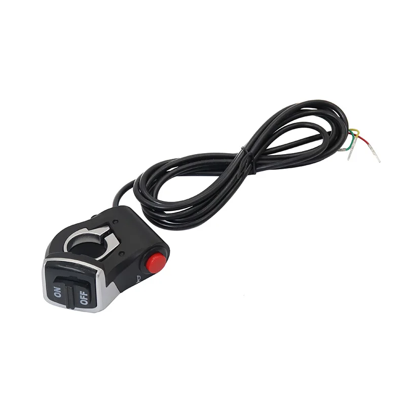 for Electric Bicycle Light Horn Switch Button 1.5m Cable Mou
