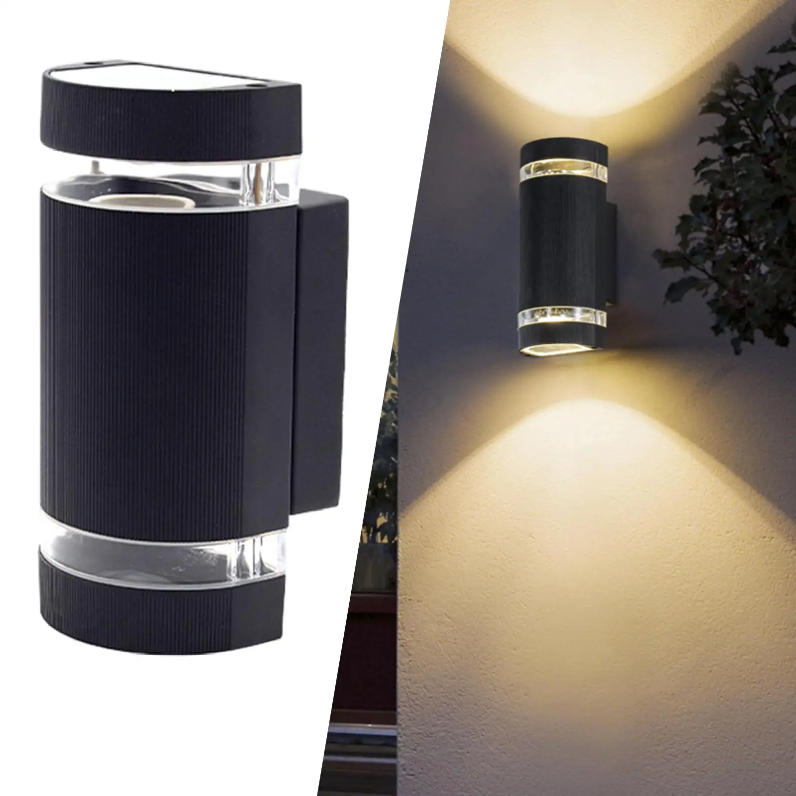 

Outdoor Up and Down Wall Mounted Light Aluminum Decorative Porch Yard Background Lamp Bathroom Kitchen Cabinet Decoration