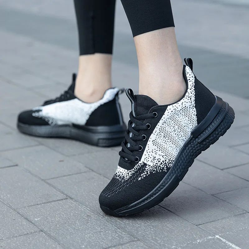 

Кроссовки женские легкие на шнуровке, Повседневная дышащая спортивная обувь, плоская подошва, для бега, летние