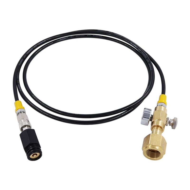

ABHU Soda Club Maker Fizzy Drink Water CO2 Hose Adapter Tr21-4 To CGA320 CO2 Tank