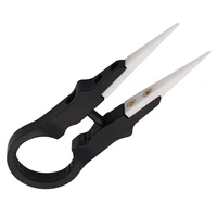1pcs 3 15 ceramic tweezer insulation head forceps for sacid condition smd soldering point precision machinery hand tool