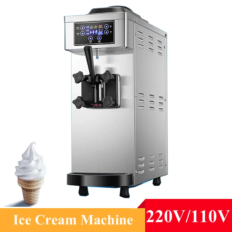 

Desktop Soft Serve Ice Cream Maker Commercial Gelato Making Machine Single Head Sundae Ice Cream Vending Machine