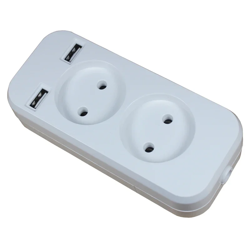 

Розетка-удлинитель с двумя портами USB