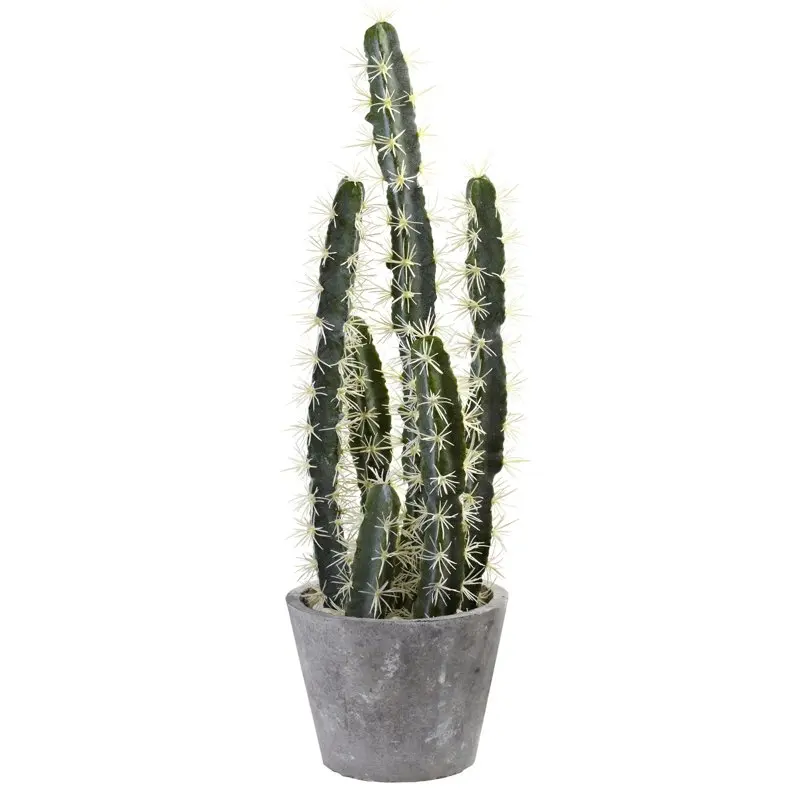 

Decorative Garden Artificial Plant with Cement Planter, Green