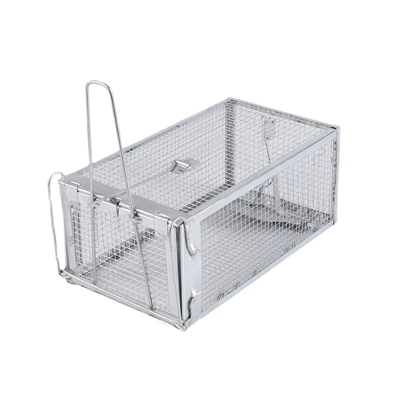 

1pc Iron Sensitive Rat Trap Rat Catcher Cage for Chipmunks Rats Hamsters Similar-sized Live Rodents