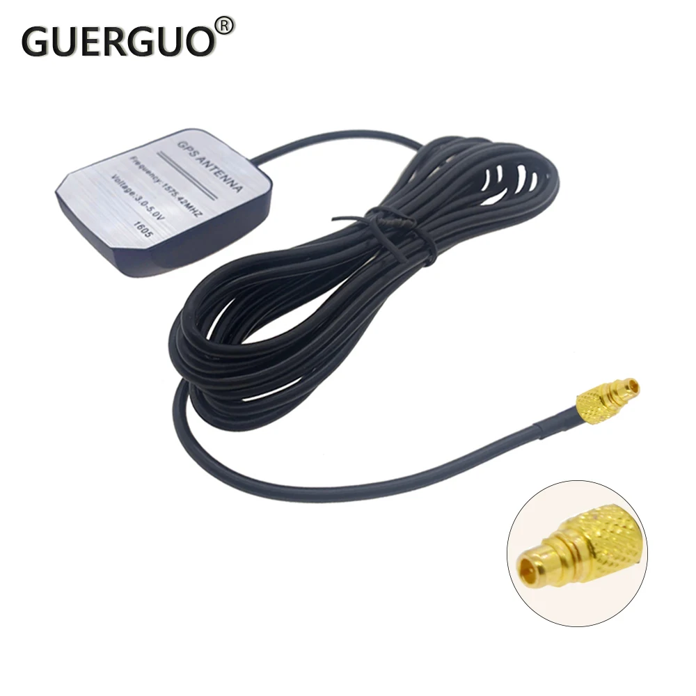 

Автомобильная GPS-Антенна MMCX, штепсельная вилка 3 м G174, кабель с магнитным основанием, GPS-приемник, автомобильный антенный адаптер для автомоб...
