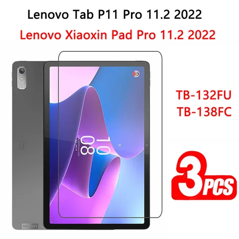 Закаленное стекло для Lenovo Xiaoxin Pad Pro 2022 11,2 TB-132FU TB-138FC Защитная пленка для планшета Lenovo Tab P11 Pro 2022 11,2