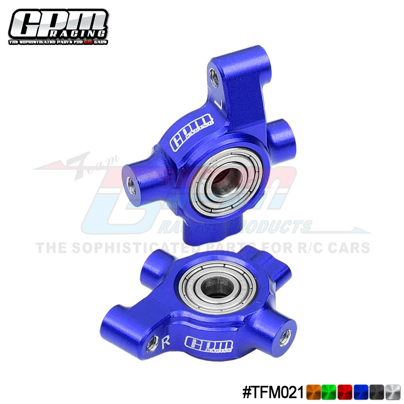 GPM 7075Alu передний рулевой блок большой подшипник для TRAXXAS 1/10 4-TEC Ford Mustang