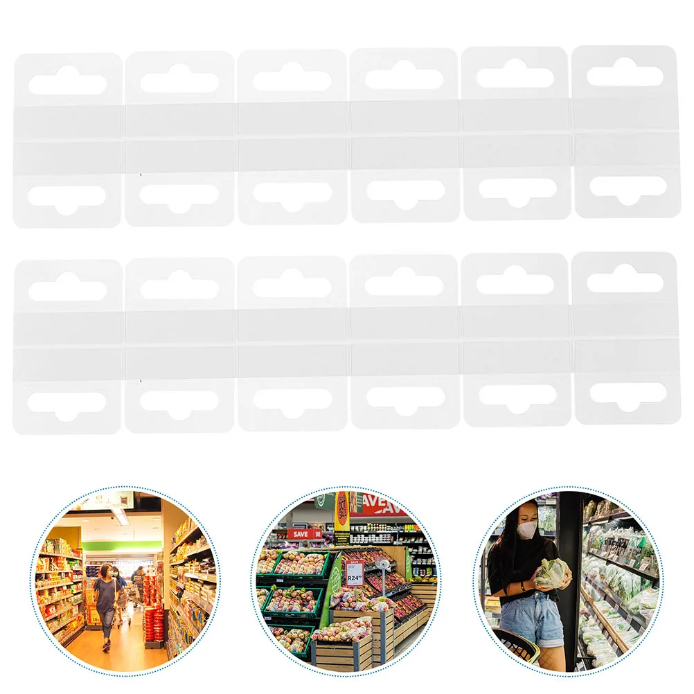 

100 Pcs Aircraft Hole Hook Hangers Clear Hanging Tabs Hooks Sticker Piece Retail Display Folders Pvc Sticky File Self Adhesive