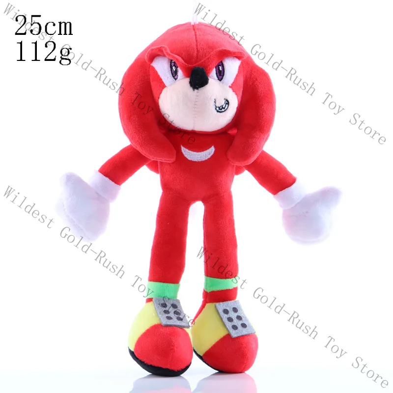 25-30cm Anime Sonic Plush Doll Toy Soft Plush Cute Cartoon Black and Blue Ultrasonic Mouse Pendant Toy Children's Birthday Gift images - 6