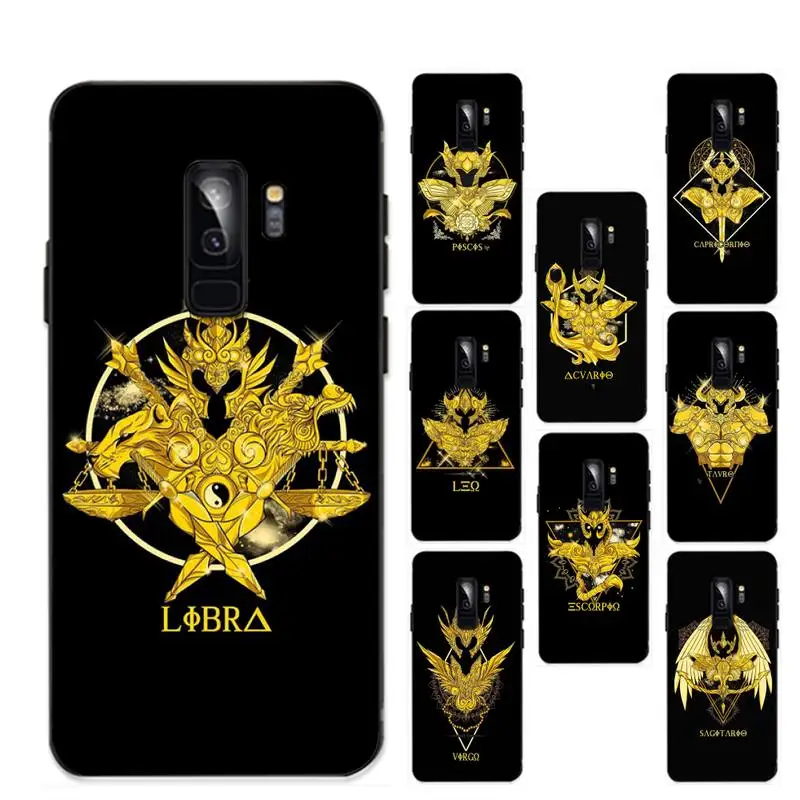 

Anime Saint Seiya Logo Phone Case for Samsung S20 lite S21 S10 S9 plus for Redmi Note8 9pro for Huawei Y6 cover