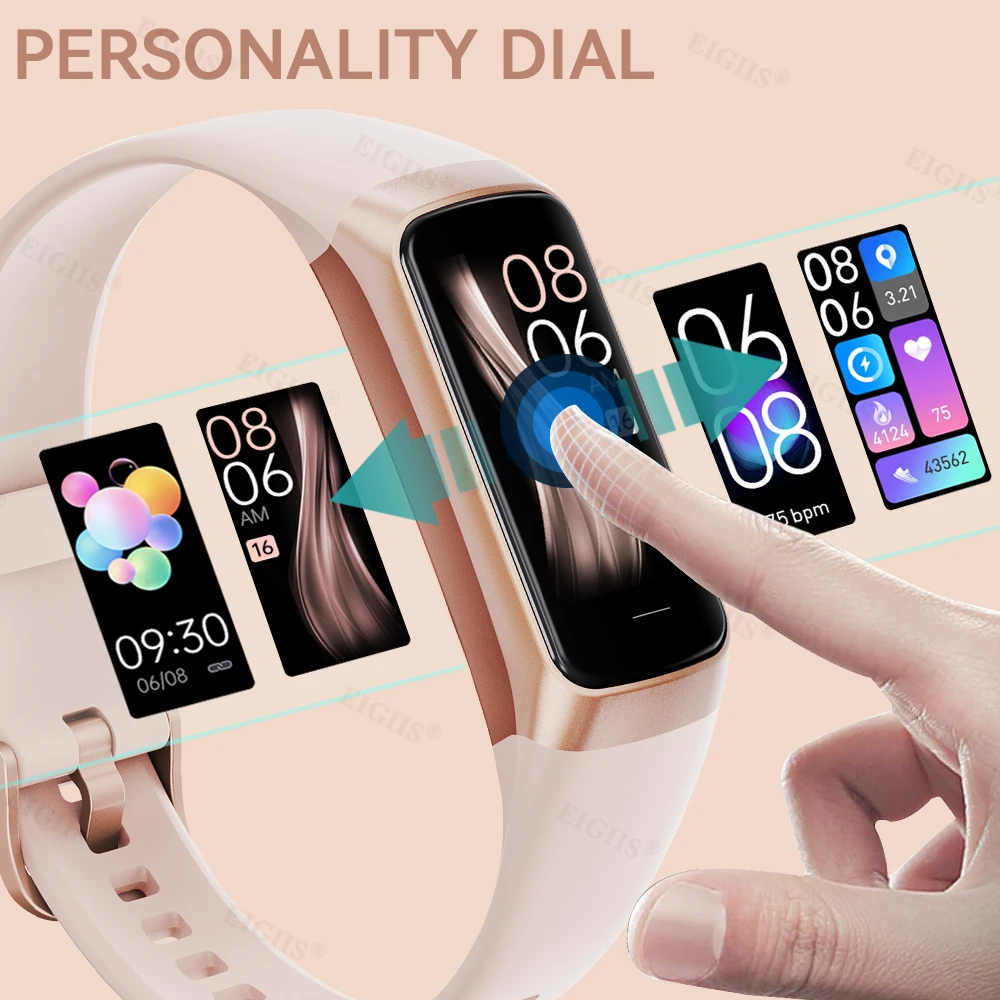 Cena Xiaomi Mijia Inteligentna Bransoletka Dla Kobiet 1 Kolor AMOLED Ekran Tętno Fitness Tracker Ciśnienie Krwi Wodoodporny Sport Smartband
