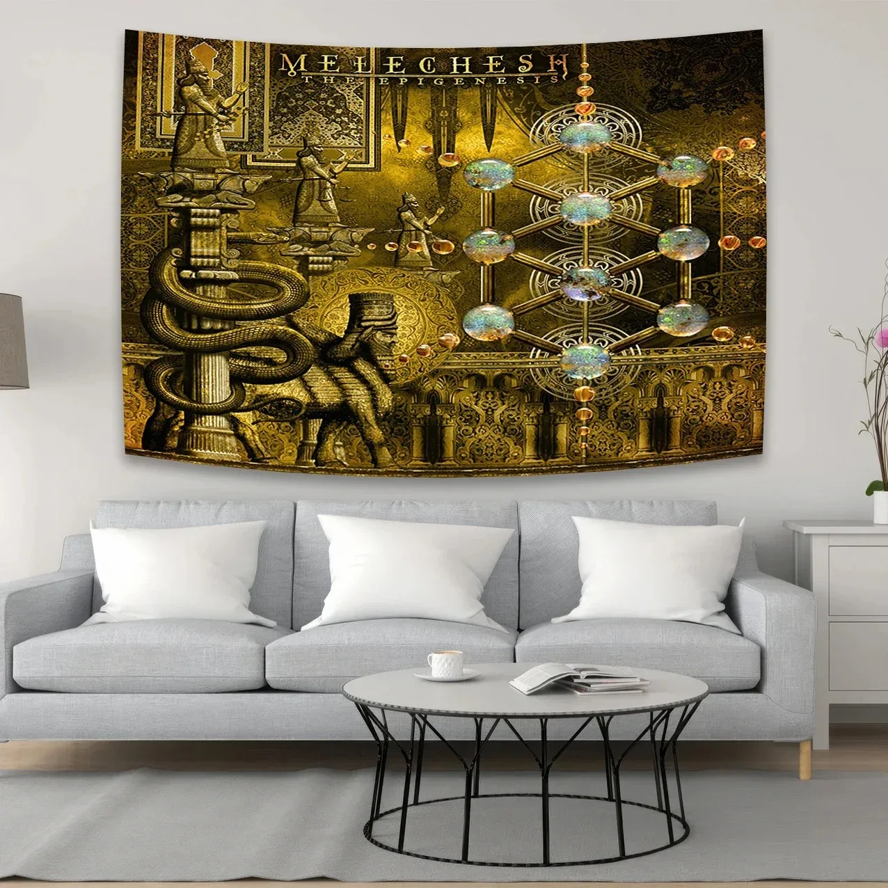 Металлический гобелен для коллекции рок-группы из полиэстера печатный подарок