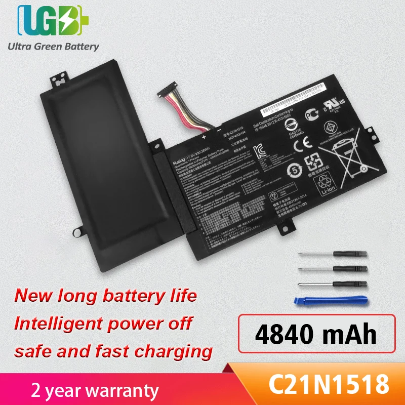 

UGB New C21N1518 Battery For ASUS VivoBook Flip TP501UB TP501UQ TP501UA FZ026T CJ019TC DN033T CJ016T DN026T DN023T