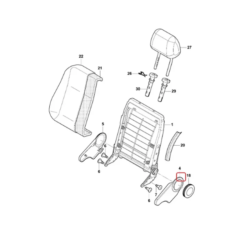 Ручка ручки наклона сиденья 33D 881671 1J 0881671 Для VW Bora Golf Jetta Passat Beetle Polo Touran Caddy 881 671 1J0