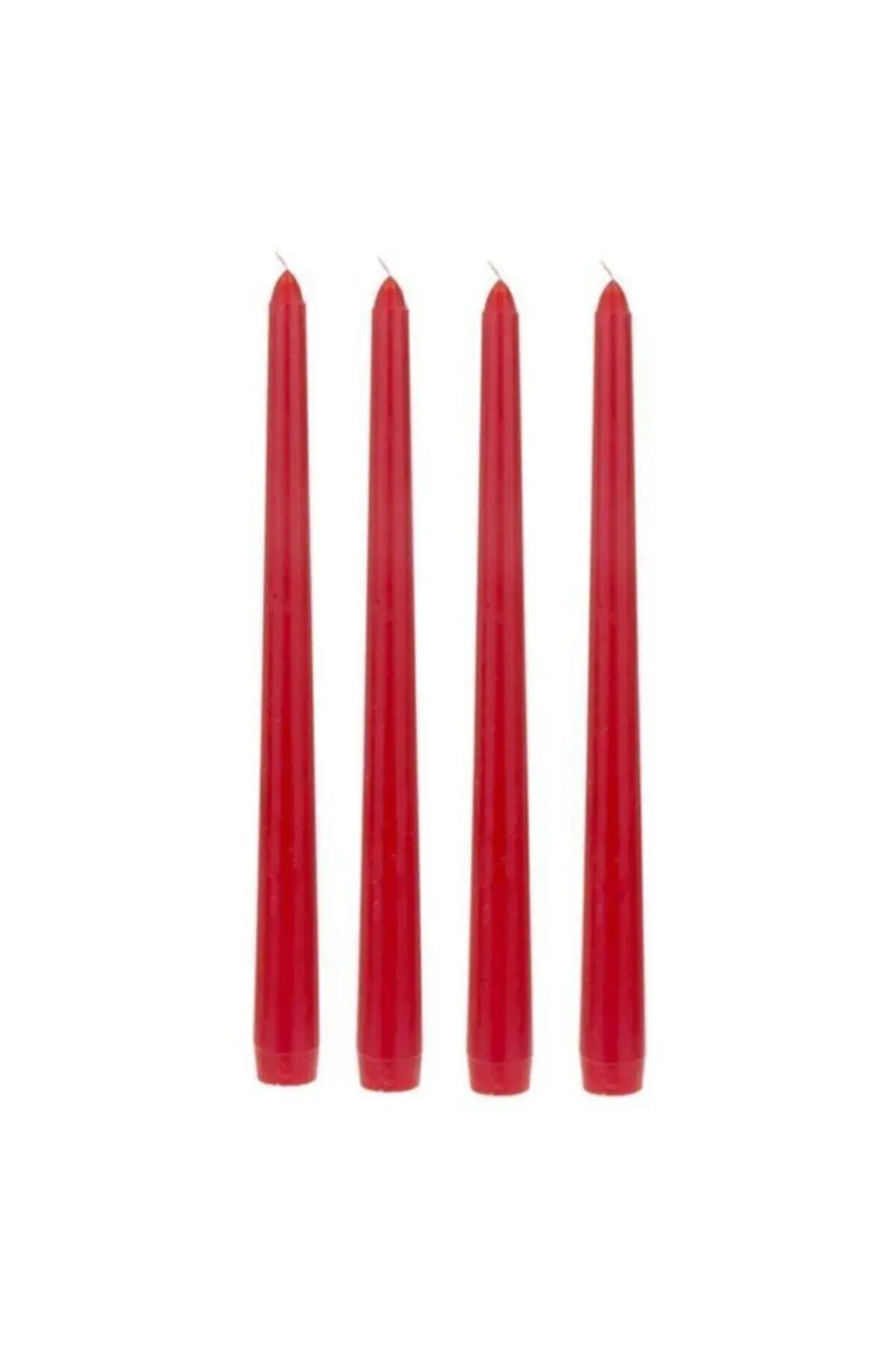

4 pcs Red Taper Candlestick Candle Bridal Jewelry For Wedding Gift Candles Henna Night