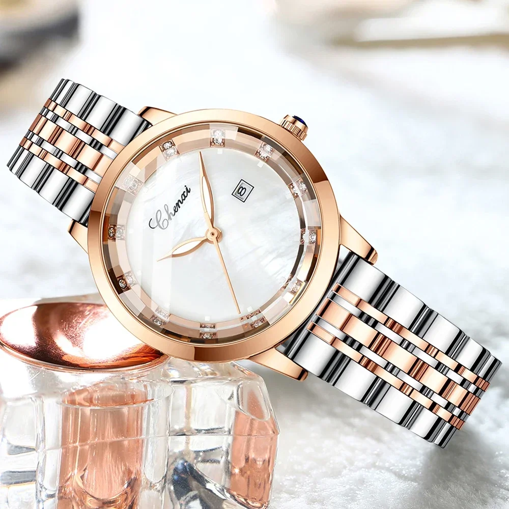 CX-317 CHENXI модные женские часы простые с круглым циферблатом повседневные кожаные