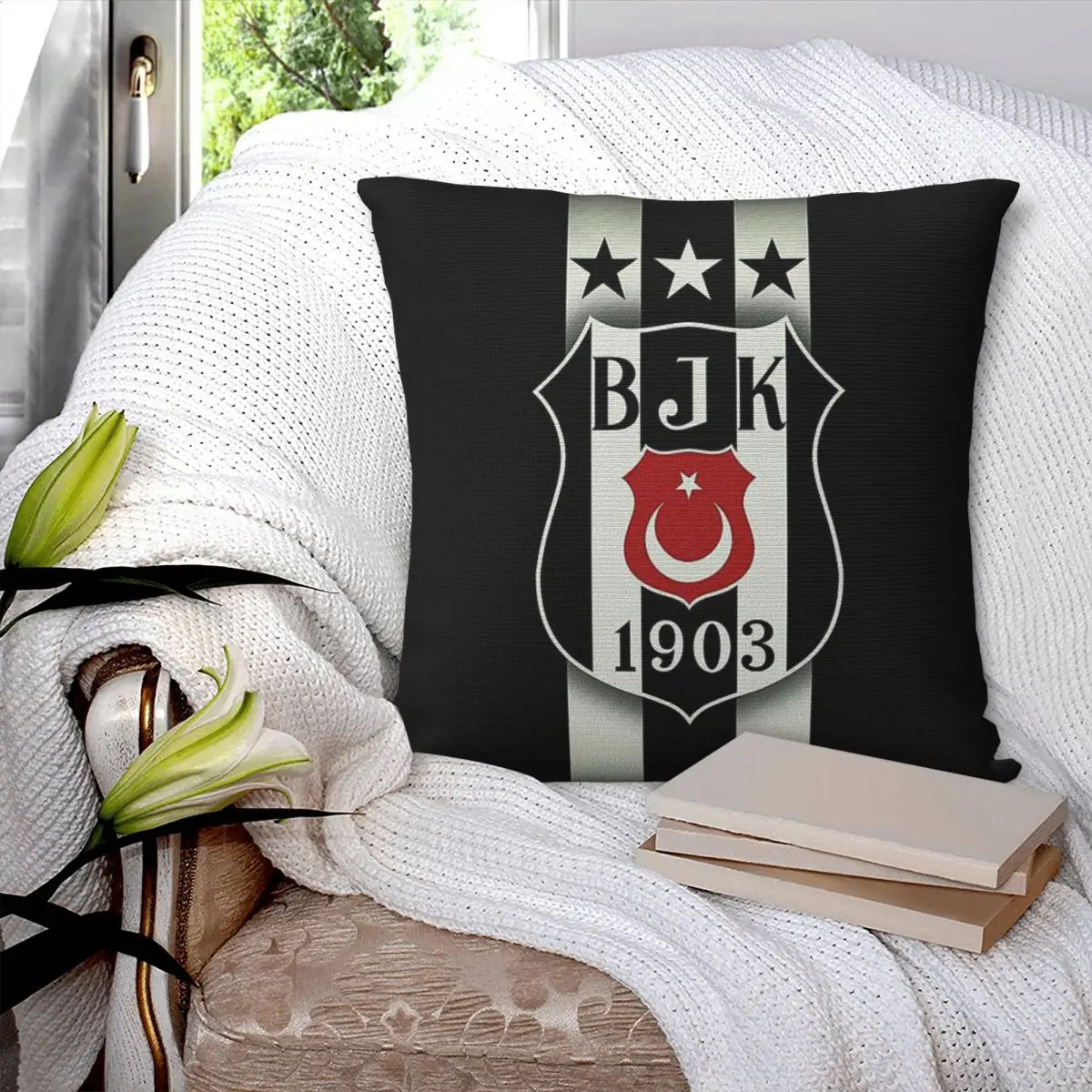 Besiktas BJK Наволочка Kawaii Аниме Подушка