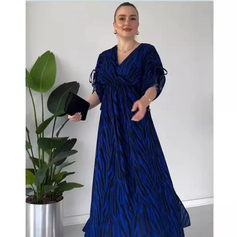 Модное трансграничное платье 555 Модные струящиеся модные платья для женщин
